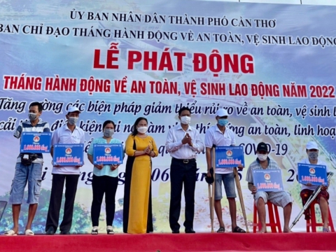 Cần Thơ phát động Tháng hành động về an toàn, vệ sinh lao động năm 2022