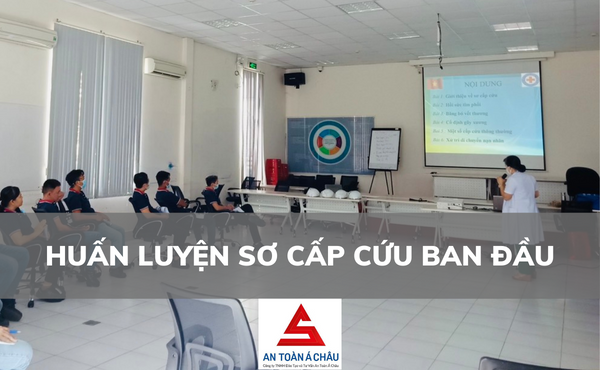 HUẤN LUYỆN KỸ NĂNG SƠ CẤP CỨU BAN ĐẦU